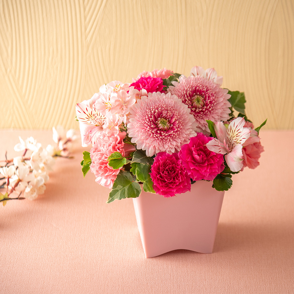 アレンジメント「ふんわり -SAKURA-」 | 花・花束を贈るフラワー