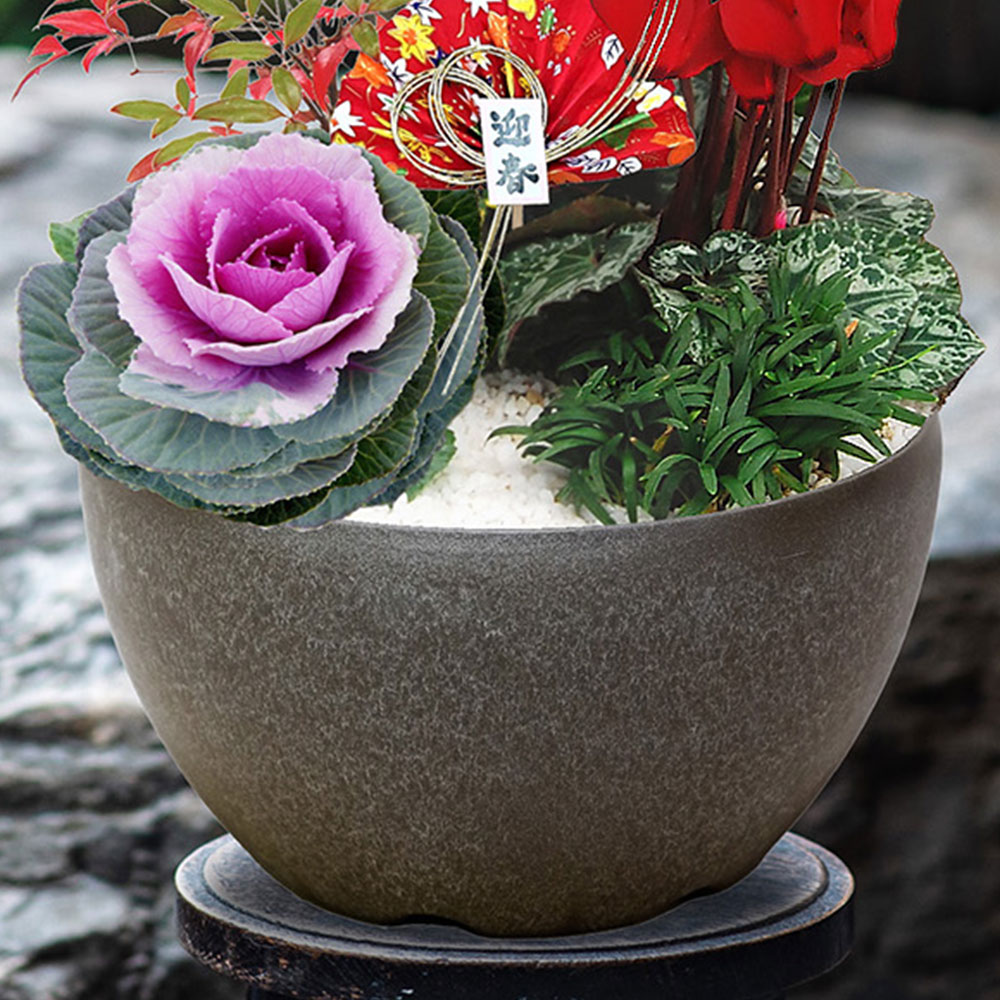 お正月 迎春門松寄せ植え | 花・花束を贈るフラワーギフト通販の