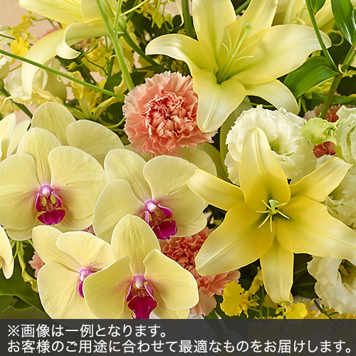 アレンジメントLLサイズ(イエロー・オレンジ系)