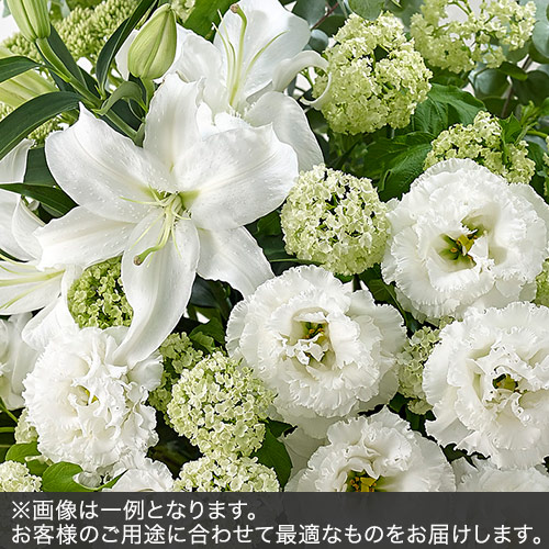 アレンジメントLサイズ(グリーン・ホワイト系)