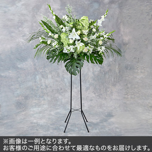 1段スタンド花Mサイズ(グリーン・ホワイト系)