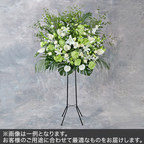 1段スタンド花LLサイズ(グリーン・ホワイト系)