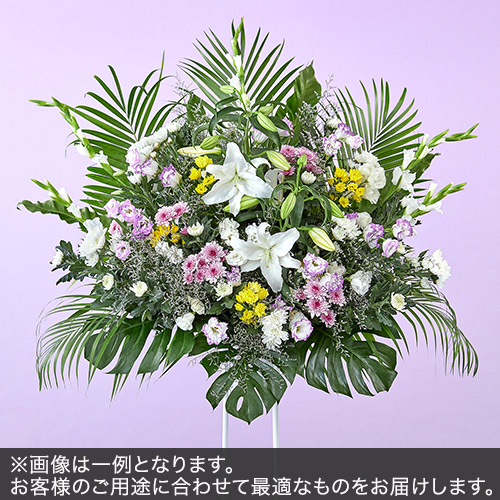1段スタンド花Lサイズ(お悔み用)