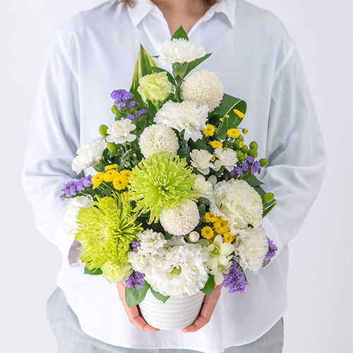【お供え用】 アレンジメント「凛花（りんか）」