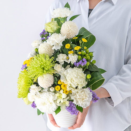 【お供え用】 アレンジメント「凛花（りんか）」