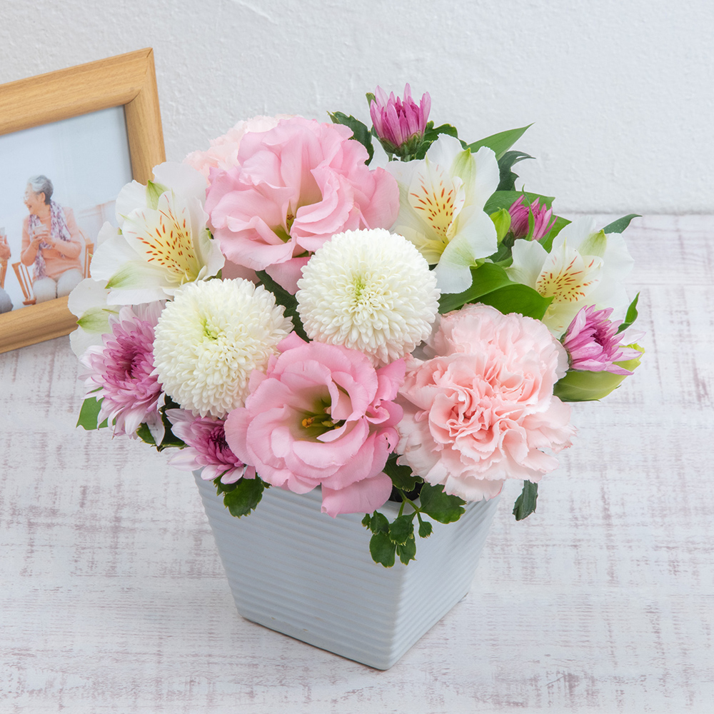 【最短翌日届け】【お供え用】 アレンジメント「花鈴（かりん）」