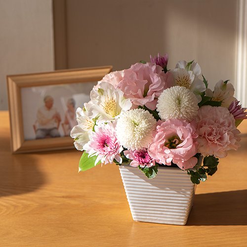 【最短翌日届け】【お供え用】 アレンジメント「花鈴（かりん）」