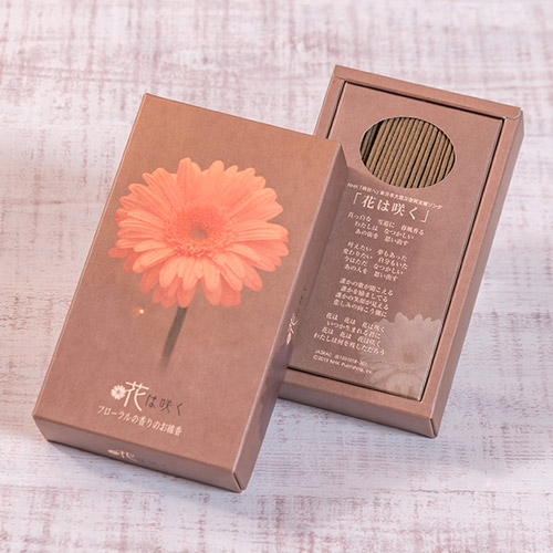 【お供え用】 O・SO・NA・E flower 線香「花は咲く」（寄付付き）とアレンジメントのセット