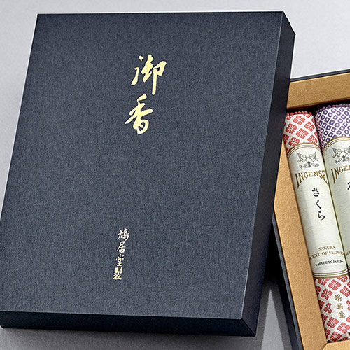 【お供え用】鳩居堂 線香「組合せ 花の香り（5種）」