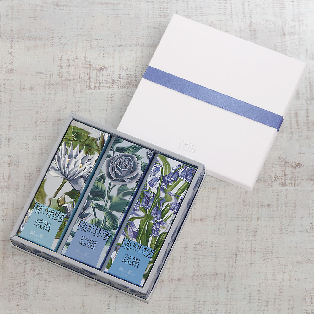 【お供え用】 日本香堂「花風PLATINA Blue Gift」