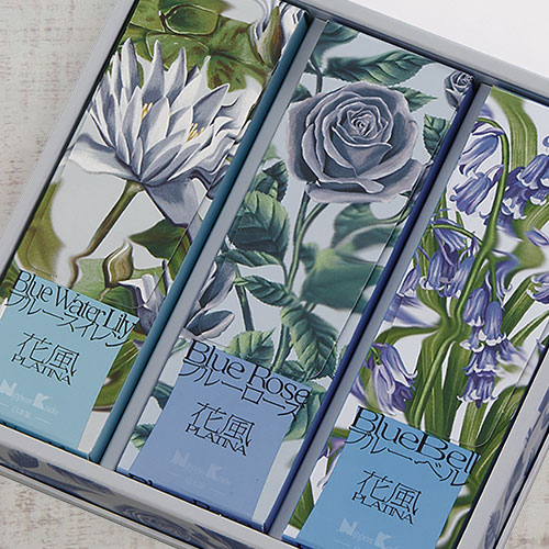 【お供え用】 日本香堂「花風PLATINA Blue Gift」