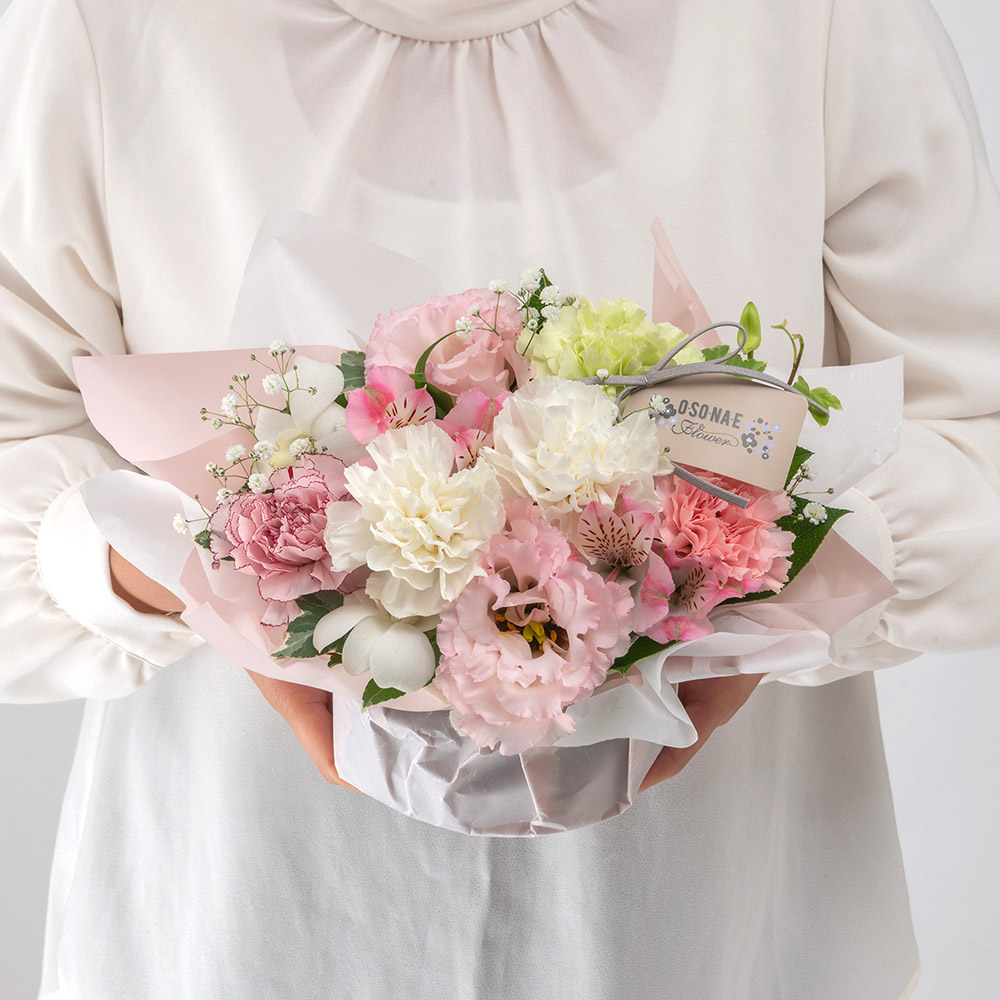 【お供え用】O・SO・NA・E flower 「亡き母に贈るアレンジメント」