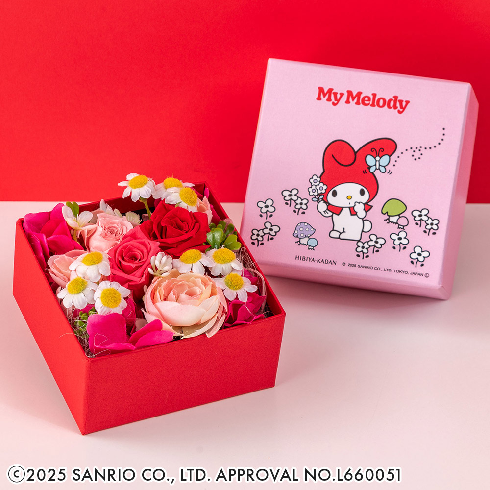 母の日 50th マイメロディ フラワーBOX