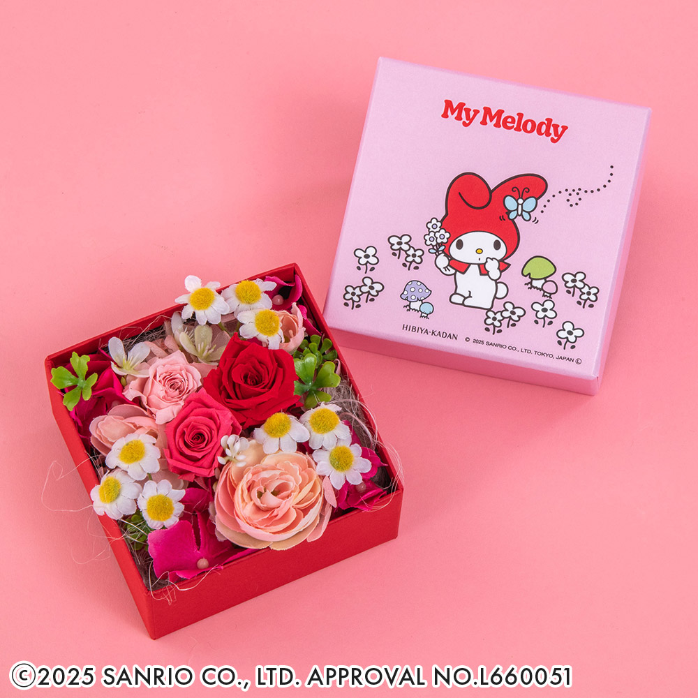 母の日 50th マイメロディ フラワーBOX