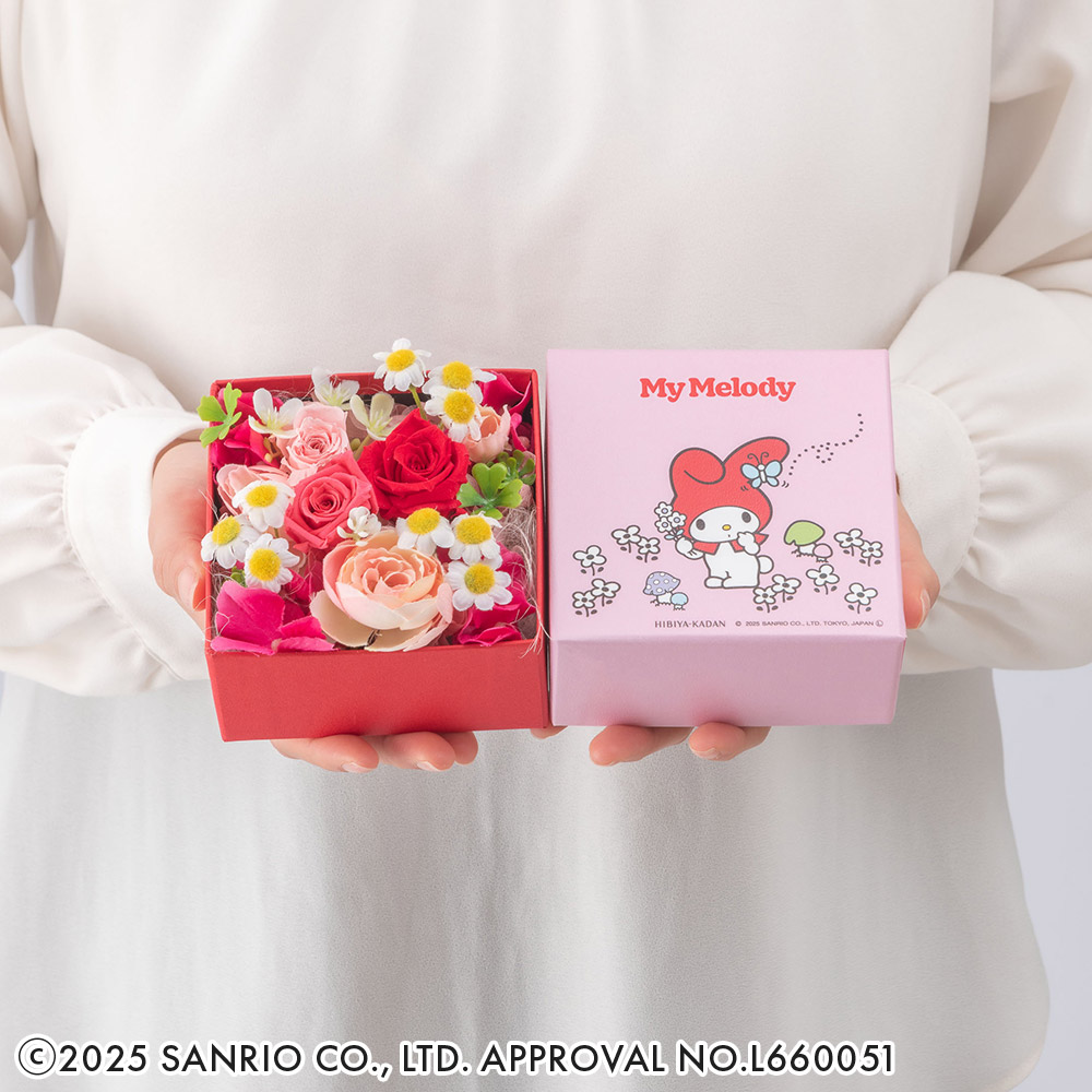 母の日 50th マイメロディ フラワーBOX