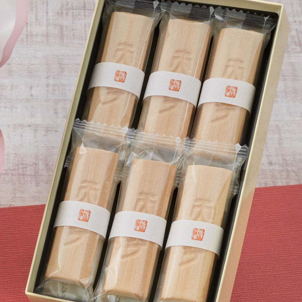 母の日 たねや「ふくみ天平6個入」とそのまま飾れるブーケのセット