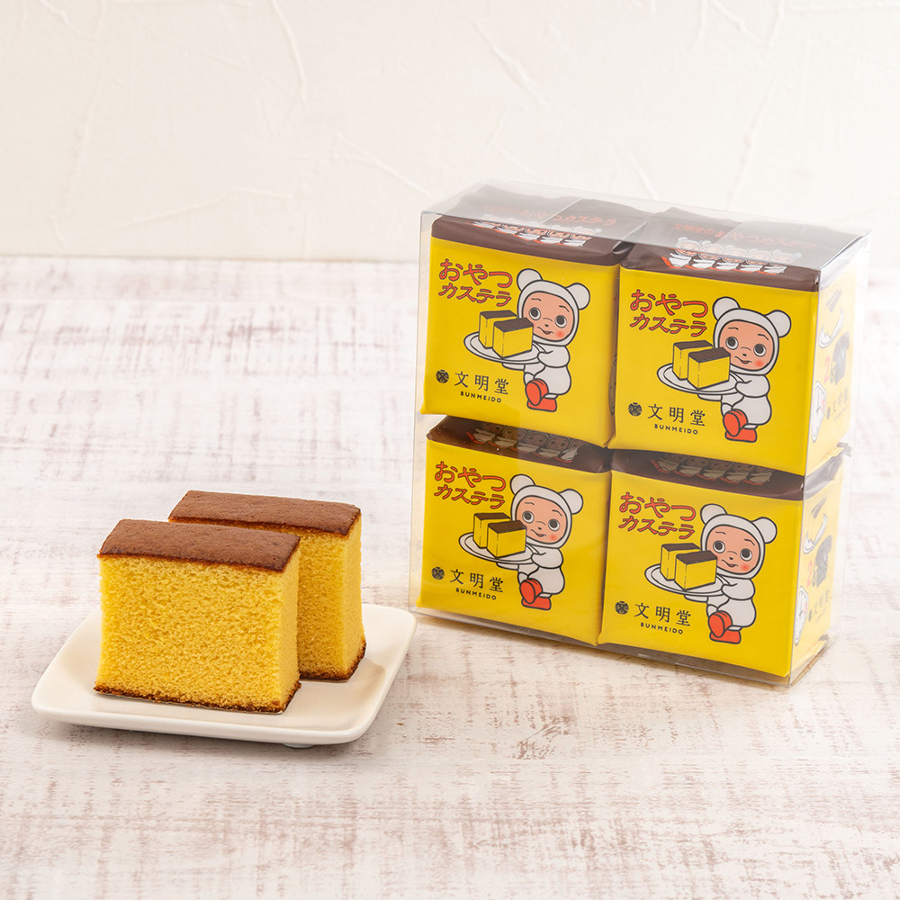 父の日 文明堂｢おやつカステラ」とミディ胡蝶蘭のセット