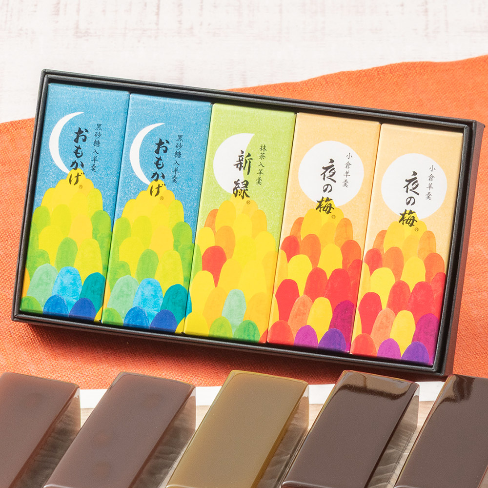 敬老の日 とらや「秋パッケージ小形羊羹 」とアレンジメントのセット