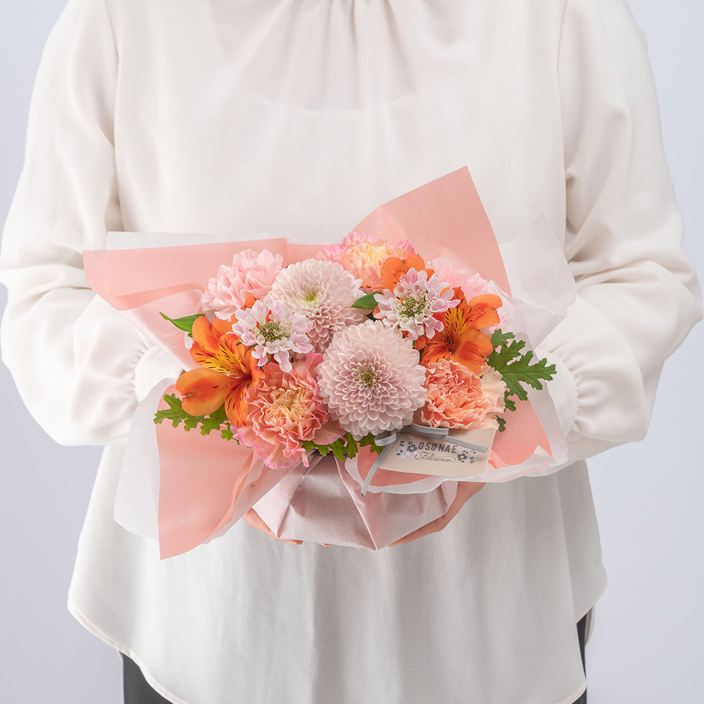 【お供え用】 O･SO･NA･E flower ｢春のオリジナルアレンジメント｣