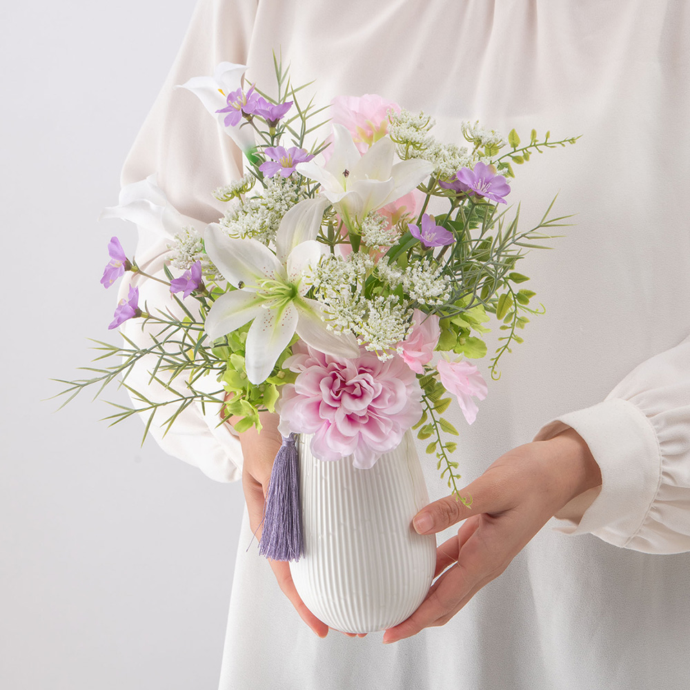 【お供え用】 アーティフィシャルアレンジメント「花優香（はなゆうか）」