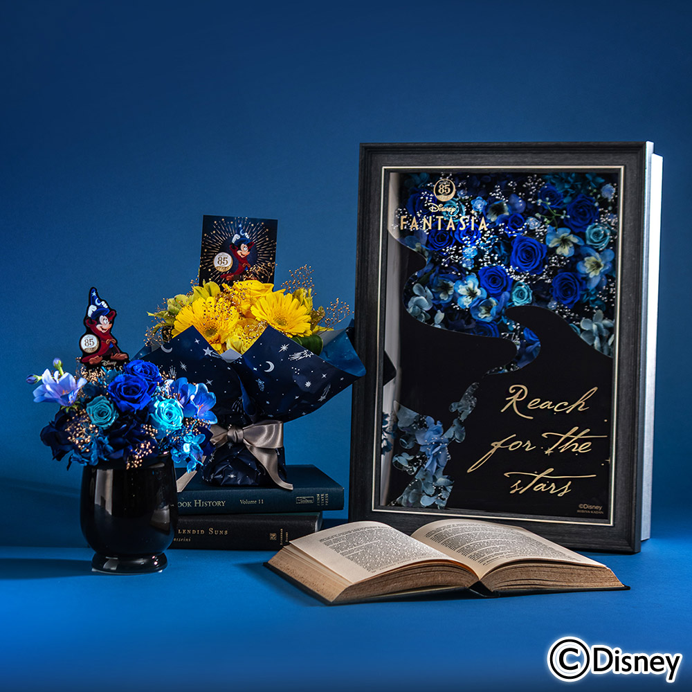ディズニー『ファンタジア』85周年 プリザーブド＆アーティフィシャルアレンジメント