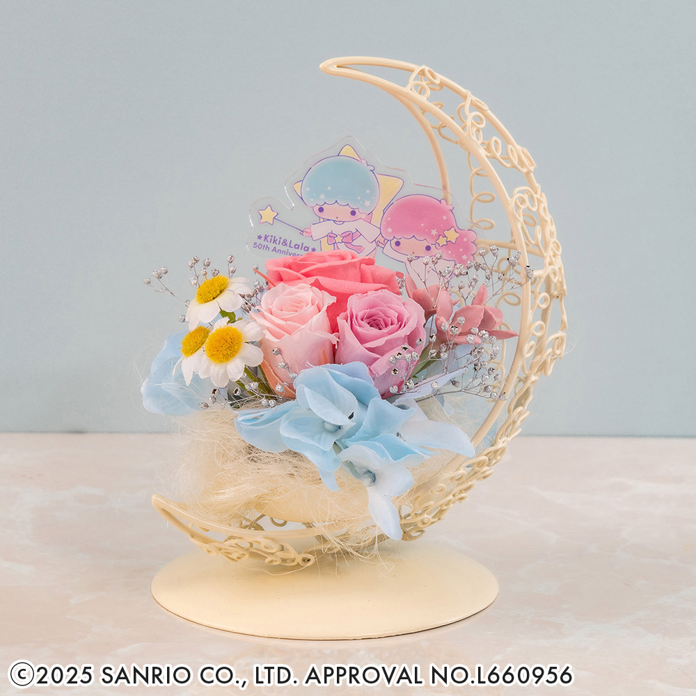 50thキキララ プリザーブド＆アーティフィシャルアレンジメント