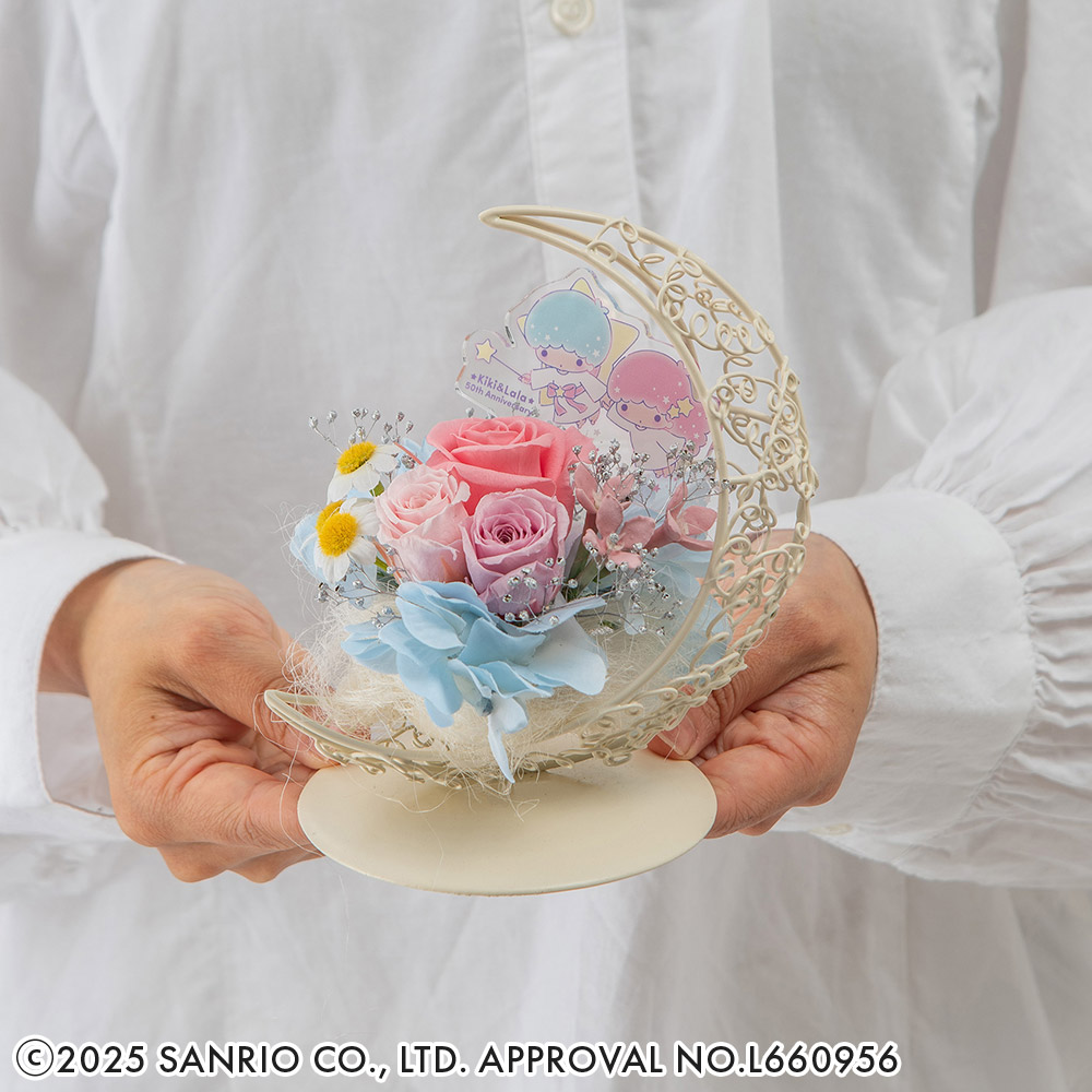 50thキキララ プリザーブド＆アーティフィシャルアレンジメント