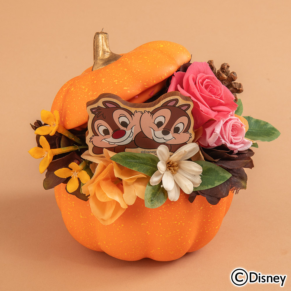 ディズニー プリザーブド＆アーティフィシャルアレンジメント「Happy Halloween（チップ＆デール）」