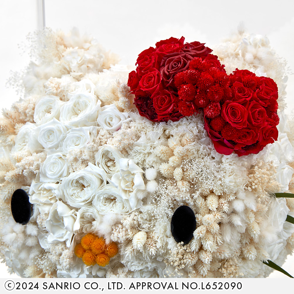 プリザーブドフラワー「HELLO KITTY 50th Anniversary」【東京都エリア限定】