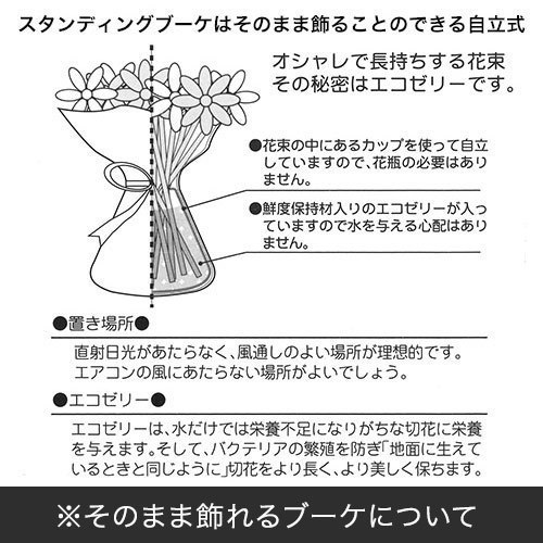 【最短翌日届け】そのまま飾れるecoブーケ「シュガーピンク」