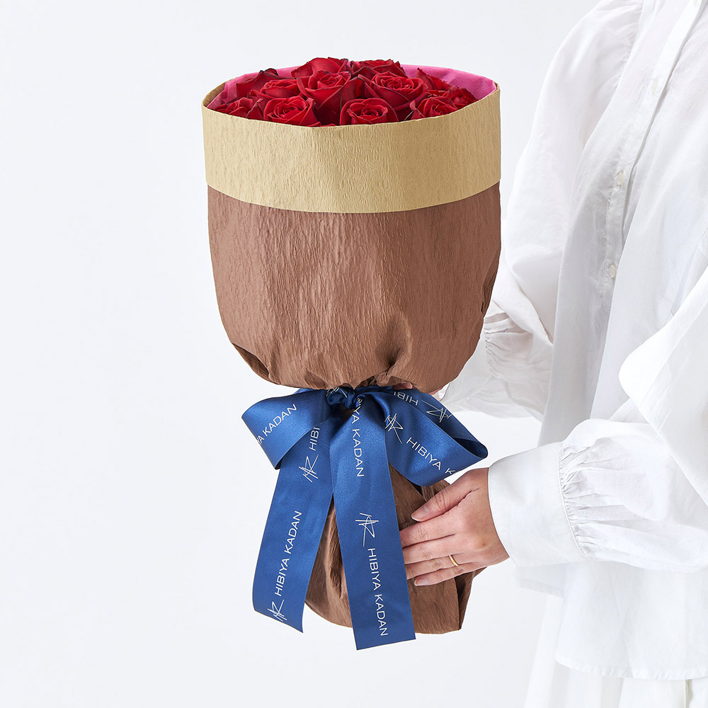 20本の赤バラの花束「アニバーサリーローズ」