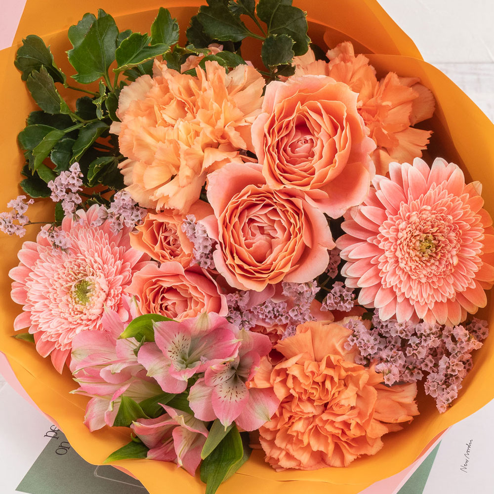 【最短翌日届け】春の旬の花 バラ 花束「ブリッサプリマベーラ」