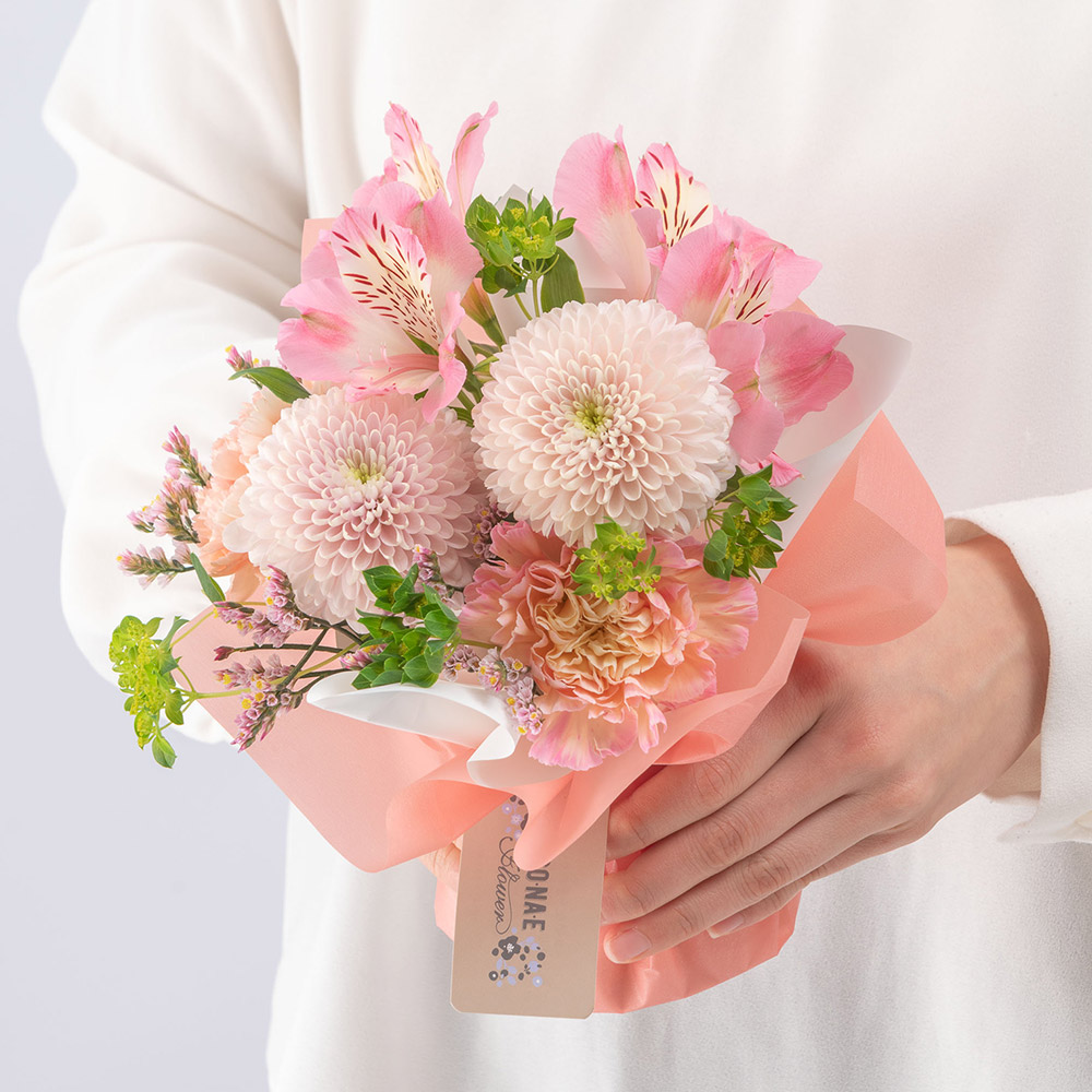 【お供え用】 O･SO･NA･E flower ｢春のそのまま飾れるブーケ｣