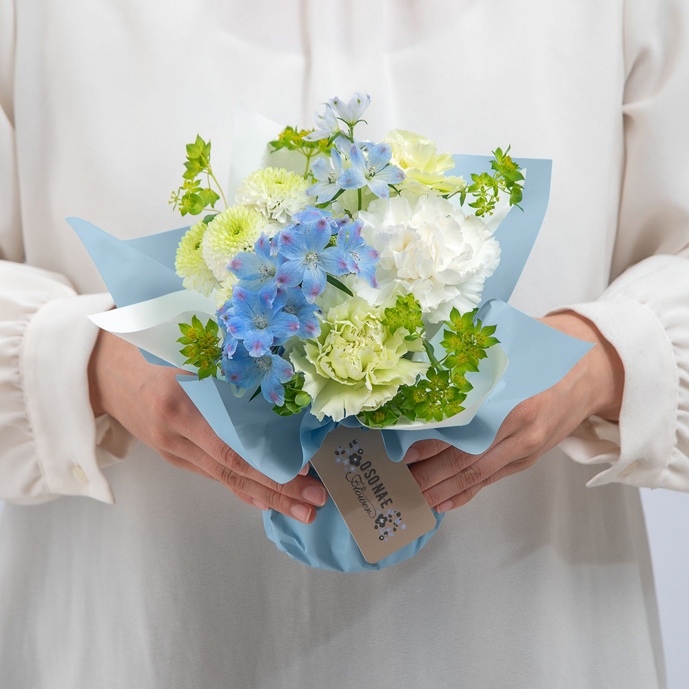 【お供え用】 O・SO・NA・E flower 「6月のそのまま飾れるブーケ」