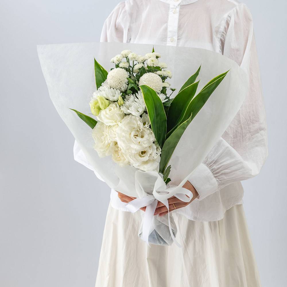 【お供え用】 対で飾れる花束「清花（きよか）」