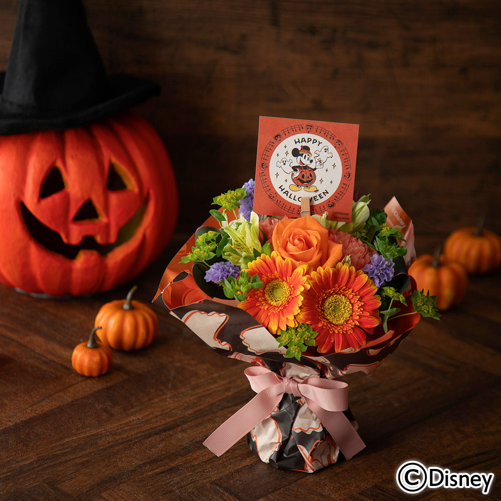 ディズニー そのまま飾れるブーケ「Happy Halloween（ミッキーマウス）」