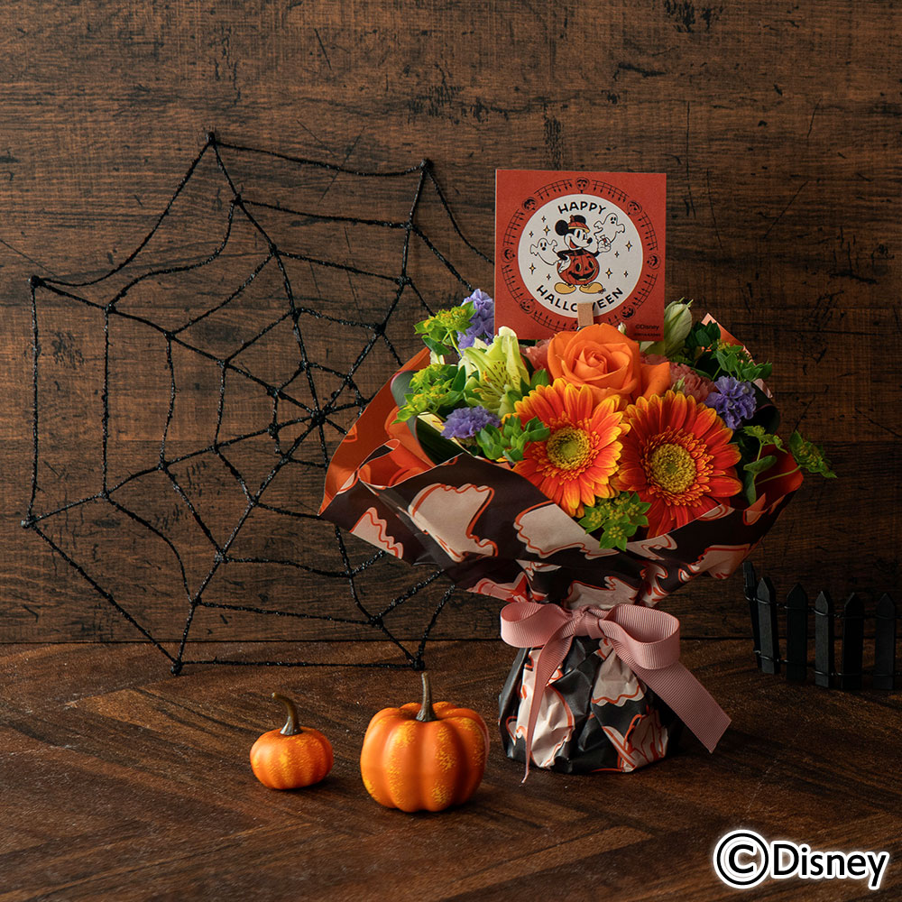 ディズニー そのまま飾れるブーケ「Happy Halloween（ミッキーマウス）」