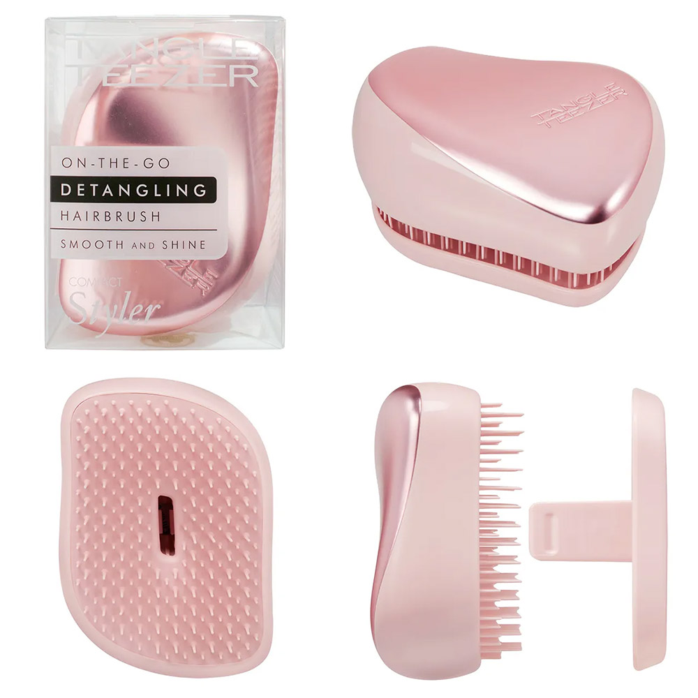 TANGLE TEEZER「コンパクトスタイラー」とボトルプリザーブドフラワーのセット