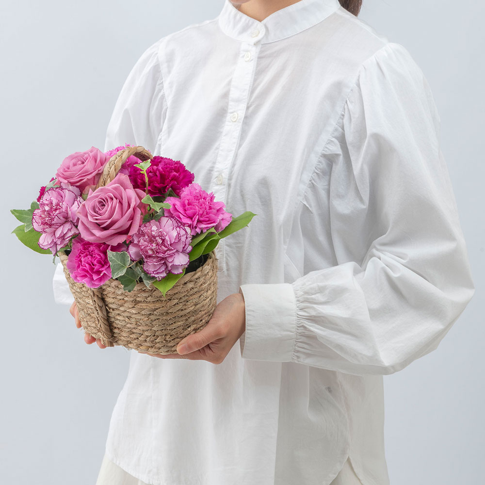 母の日 アレンジメント「ヴィオレノーブル」