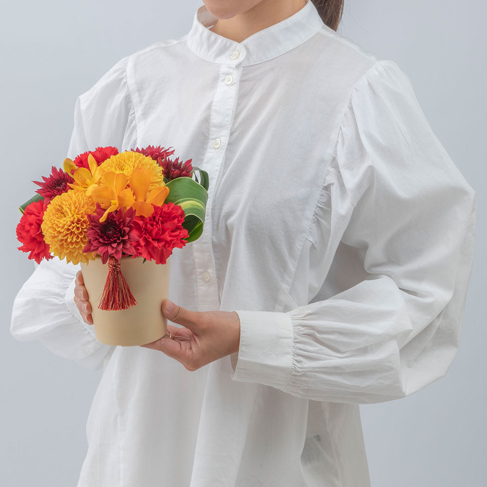 母の日 アレンジメント「雅てまり」