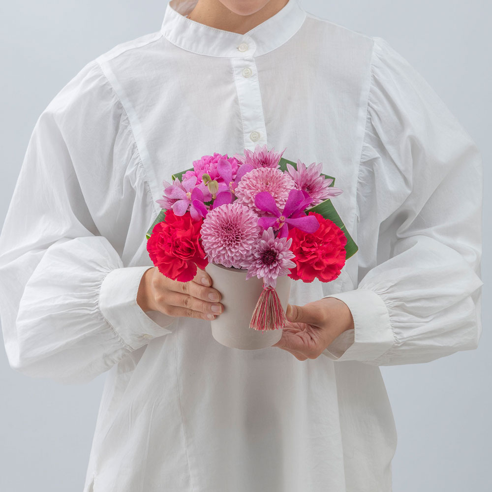 母の日 アレンジメント「花てまり」