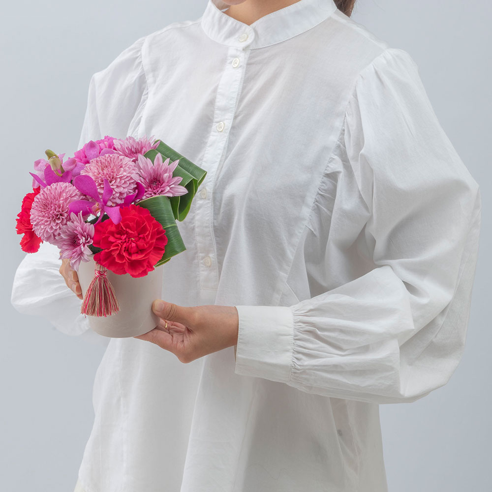 母の日 アレンジメント「花てまり」