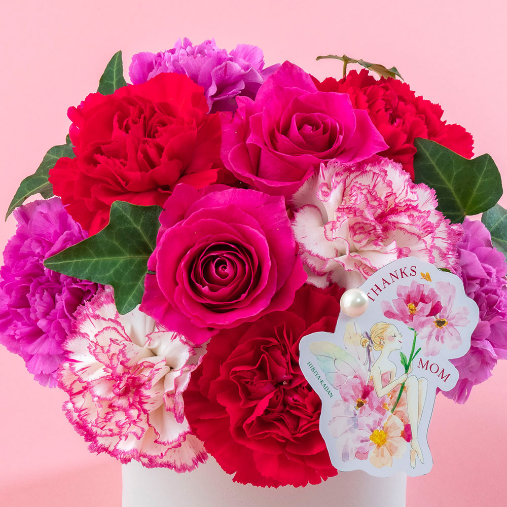 母の日 NozomiYuasa×アレンジメント「シェールママン・リラ」