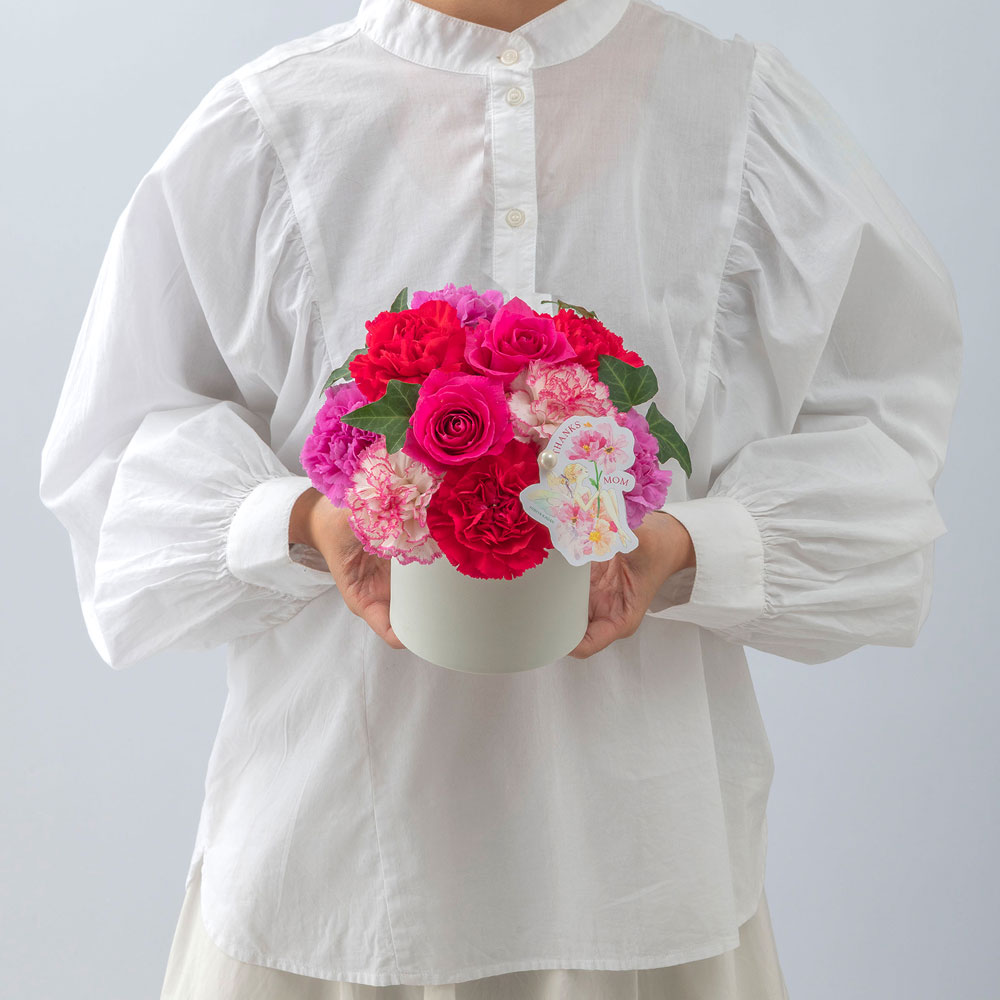 母の日 NozomiYuasa×アレンジメント「シェールママン・リラ」