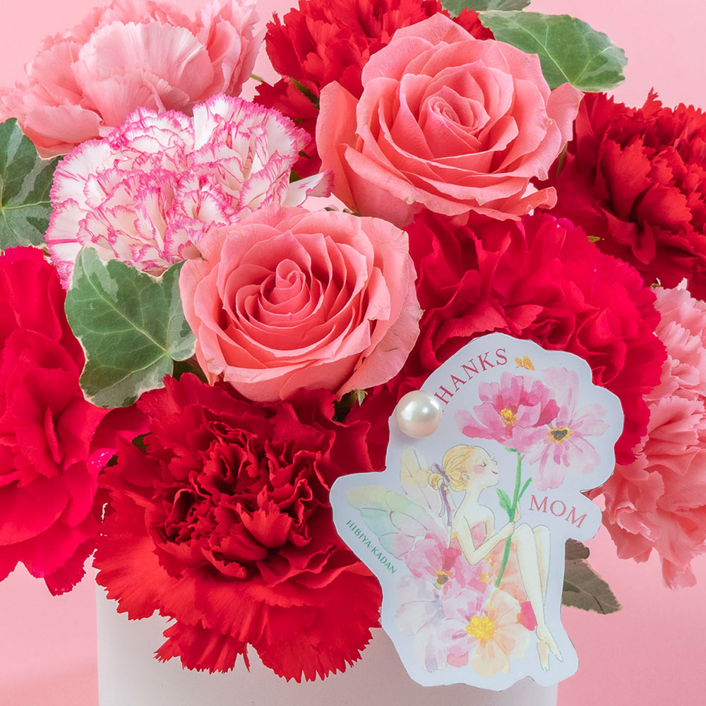 母の日 NozomiYuasa×アレンジメント「シェールママン・ロゼ」