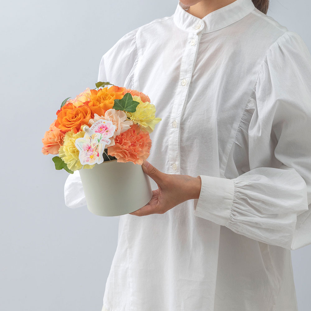 母の日 NozomiYuasa×アレンジメント「シェールママン・シトロン」