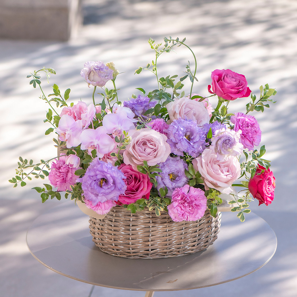 母の日 デザイナーズアレンジメント「トワ フルール」