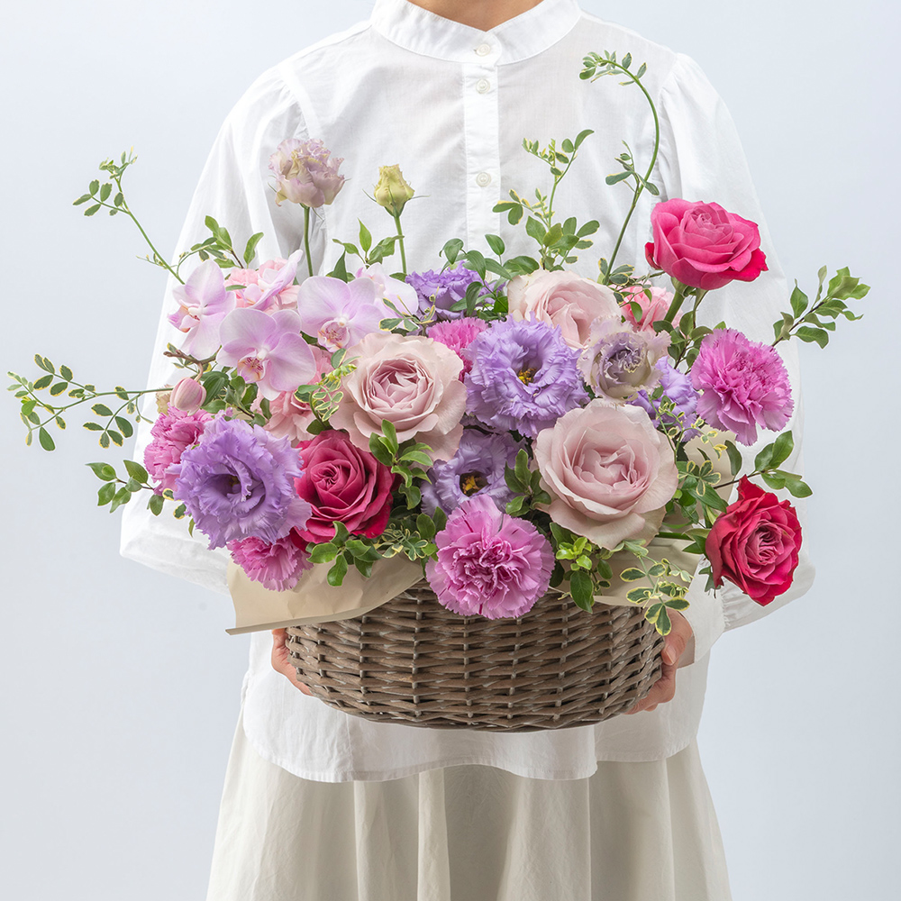 母の日 デザイナーズアレンジメント「トワ フルール」