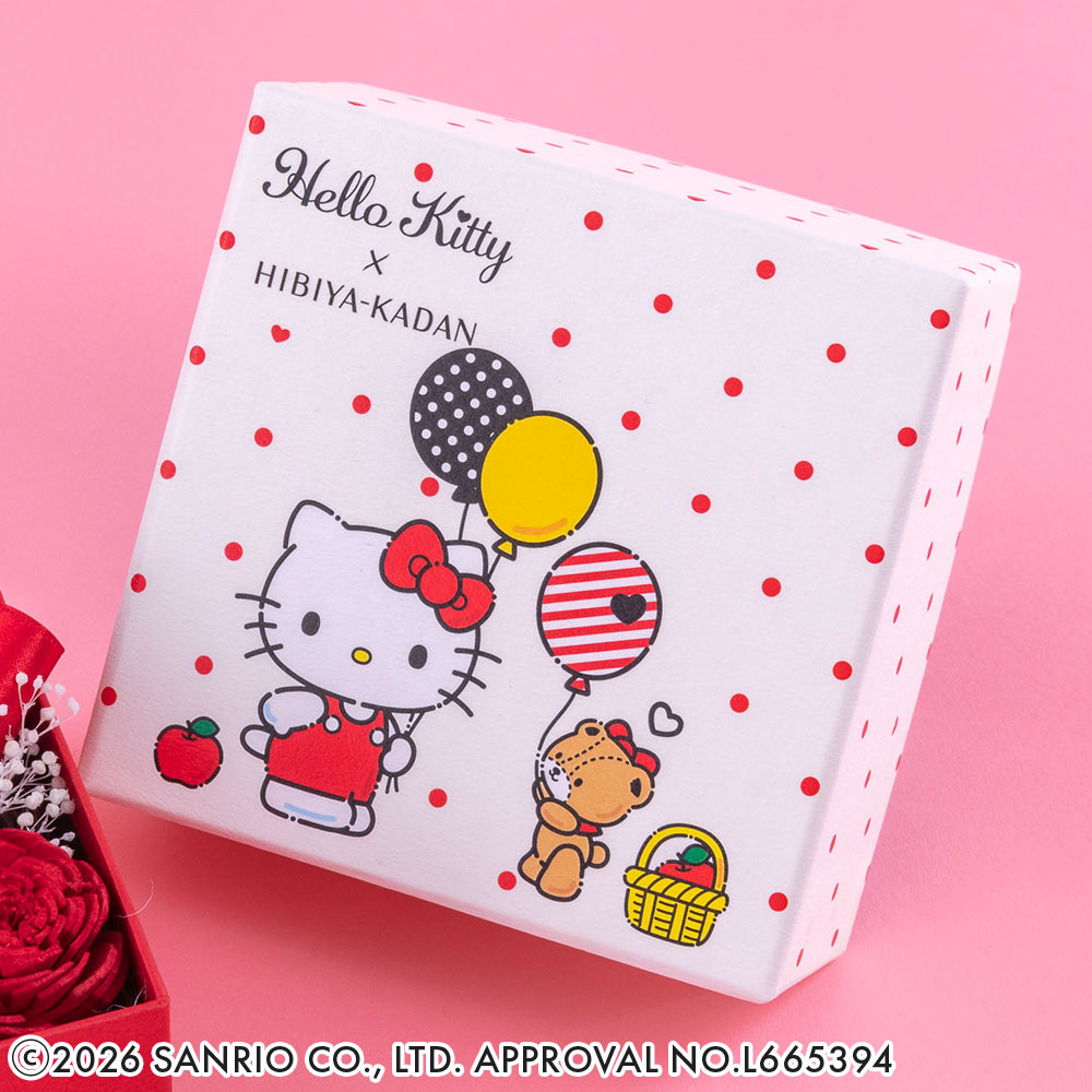 母の日 サンリオ プリ＆アーティフィシャルアレンジメント「ハローキティ」