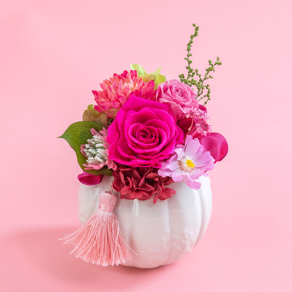 母の日 プリザーブド＆アーティフィシャルアレンジメント「和（なごみ）」